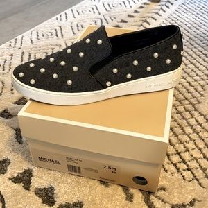 Michale Kors Keaton Slip on Flannel 7.5 / 38